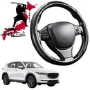 Black Samurai Segmented Steering Wheel Cover for Mazda CX-5 2017 - Current (KF)-1