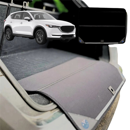 Rear Cargo Boot Bumper Protector for Mazda CX-5 2017 - Current (KF) - XL (98 x 55) - Black