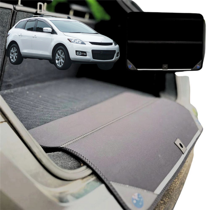 Rear Cargo Boot Bumper Protector for Mazda CX-7 2006 - 2012 ER - XL (98 x 55) - Black