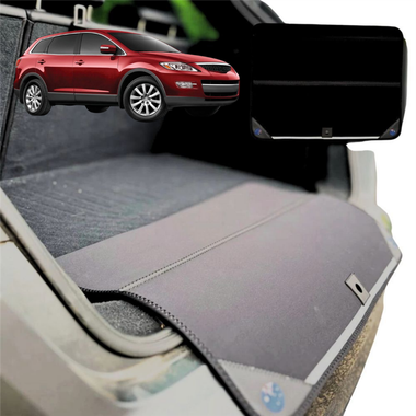 Rear Cargo Boot Bumper Protector for Mazda CX-9 2007 - 2016 (TB) - XL (98 x 55) - Black