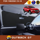 Front Windscreen Sun Shade for Mazda CX-9 2016 - Current (TC) - Standard 150 x 85 cm - Black-1