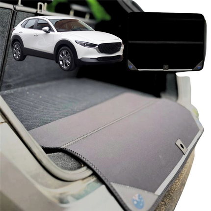 Rear Cargo Boot Bumper Protector for Mazda CX-30 2019 - Current (DM) - XL (98 x 55) - Black