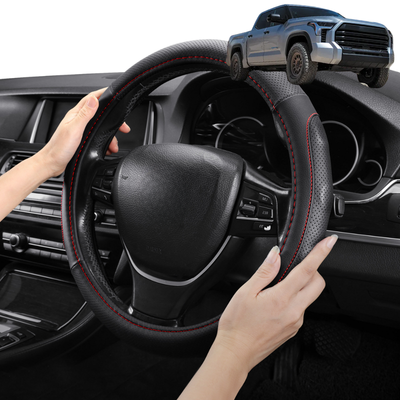 Steering Wheel Cover Pro Extra Layer for Toyota Tundra 2022 - Current (3rd gen) - Breathable & Anti-Slip - Circle 38 cm