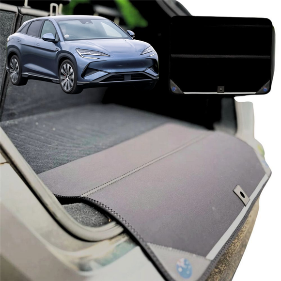 Rear Cargo Boot Bumper Protector for BYD Sealion 7 2025 - Current - XL  (98 x 55) - Black