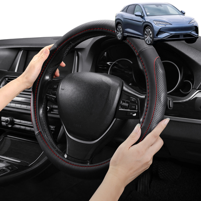 Steering Wheel Cover Pro Extra Layer for BYD Sealion 7 2025 - Current  - Breathable & Anti-Slip - D-Shape 38 cm