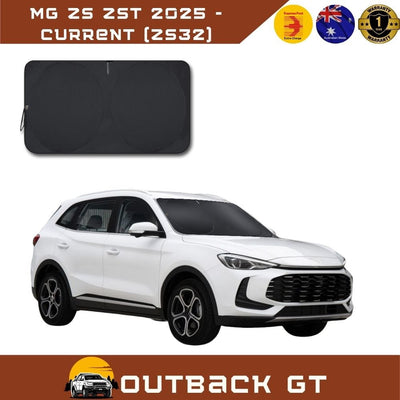 Front Windscreen Sun Shade for Kia for MG ZS ZST 2025 - Current  - Black