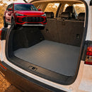 6D Diamond Car Boot Cargo Mat for MG ZS ZST 2025 - Current (ZS32) - Heavy Duty Carpet Liner - All-Weather Resistance - Easy to use - Odorless Material - Black & Grey-14