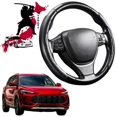 Black Samurai Segmented Steering Wheel Cover for MG ZS ZST 2025 - Current