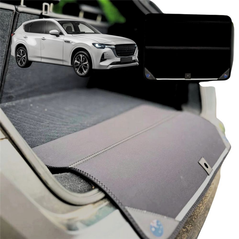 Rear Cargo Boot Bumper Protector for Mazda CX-60 2022 - Current (KH) - XL (98 x 55) - Black