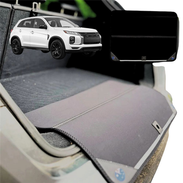 Rear Cargo Boot Bumper Protector for Mitsubishi Outlander P-HEV 2021 - Current (4th gen) - XL  (98 x 55) - Black