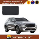 Front Windscreen Sun Shade for Kia for Hyundai Santa Fe Hybrid 2019 - 2023  - Black-1