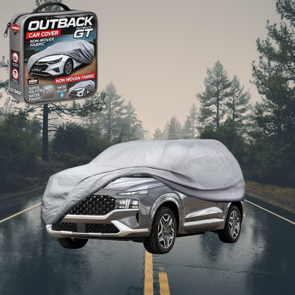 Silver Shield Outdoor Car Cover for Hyundai Santa Fe Hybrid 2019 - 2023 - LC - Grey