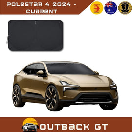 Front Windscreen Sun Shade for Kia for Polestar 4 2024 - Current  - Standard 150 x 85 cm - Black