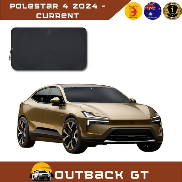 Front Windscreen Sun Shade for Kia for Polestar 4 2024 - Current  - Black