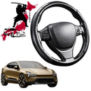 Black Samurai Segmented Steering Wheel Cover for Polestar 4 2024 - Current-1
