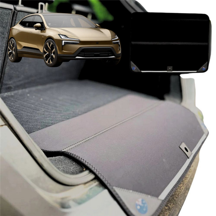 Rear Cargo Boot Bumper Protector for Polestar 4 2024 - Current - Standard (72 x 55) - Black