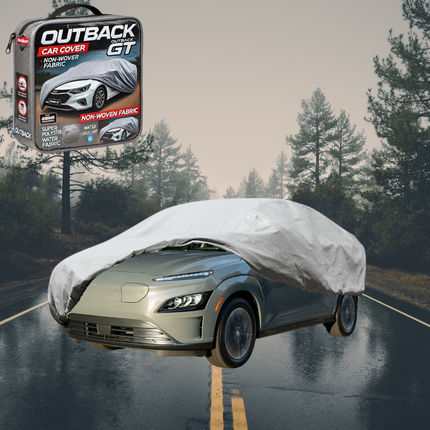 Silver Shield Outdoor Car Cover for Hyundai Kona 2017 - 2022 (Electric) - L - Grey