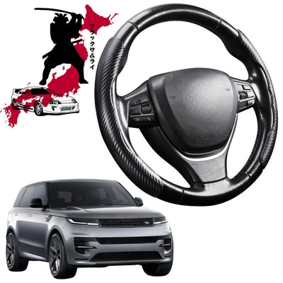 Black Samurai Segmented Steering Wheel Cover for Land Rover Range Rover Sport 2022 - Current (L461)
