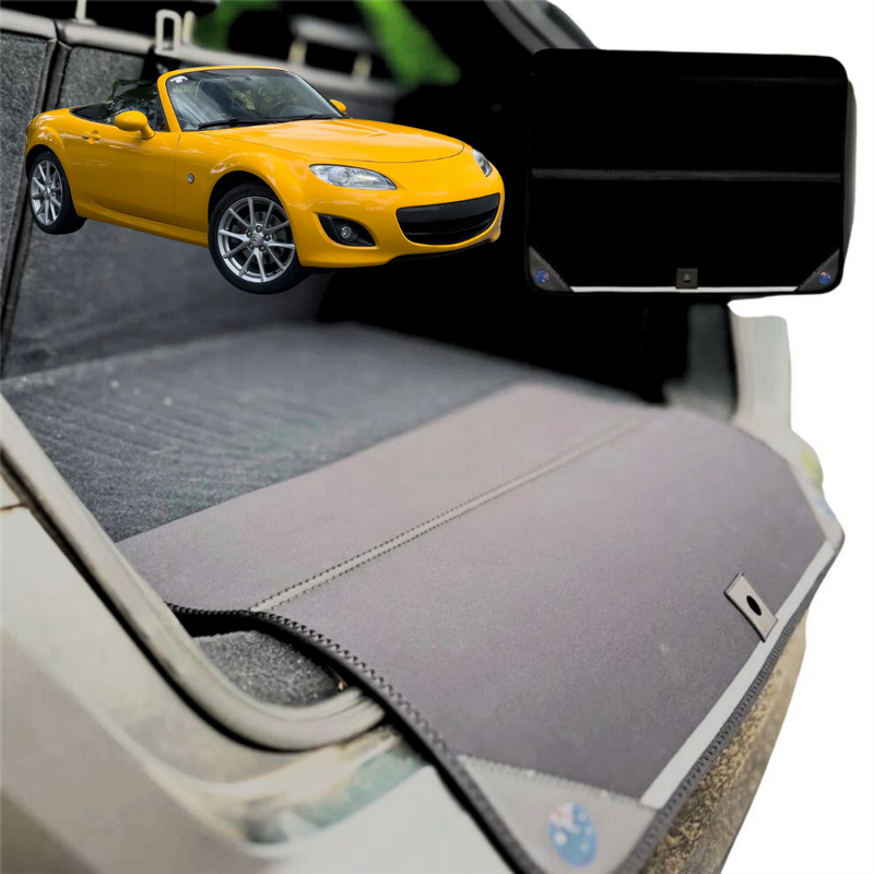 Rear Cargo Boot Bumper Protector for Mazda MX-5 2005 - 2015 (NC) - Standard (72 x 55) - Black