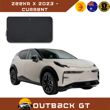 Front Windscreen Sun Shade for Zeekr X 2023 - Current - Standard 150 x 85 cm - Black