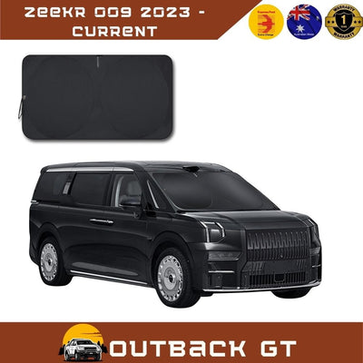 Front Windscreen Sun Shade for Zeekr 009 2023 - Current - XL 160 x 98 cm - Black