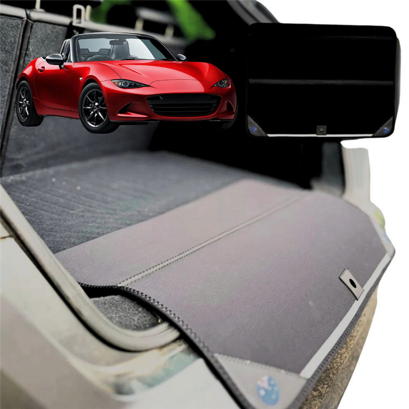 Rear Cargo Boot Bumper Protector for Mazda MX-5 2015 - Current (ND) - Standard (72 x 55) - Black