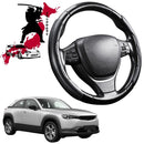 Black Samurai Segmented Steering Wheel Cover for Mazda MX-30 2021 - Current C300-1