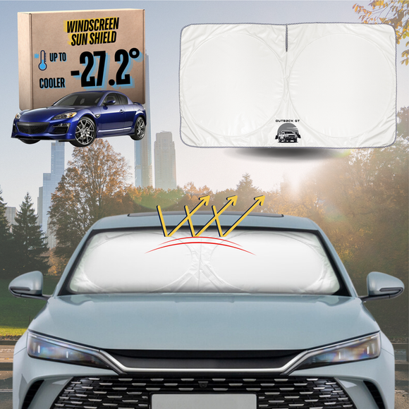 Front Windscreen Sun Shade for Mazda RX-8 2003 - 2012 FE - Standard 150 x 85 cm