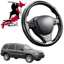 Black Samurai Segmented Steering Wheel Cover for Mazda Tribute 2007 - 2011-1