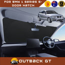 Front Windscreen Sun Shade for BMW 1 Series 5-Door Hatch 2004 - 2013 (E87) - Standard 150 x 85 cm - Black-1