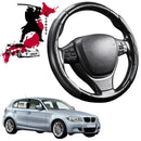 Black Samurai Segmented Steering Wheel Cover for BMW 1 Series 5-Door Hatch 2004 - 2013 (E87)-1