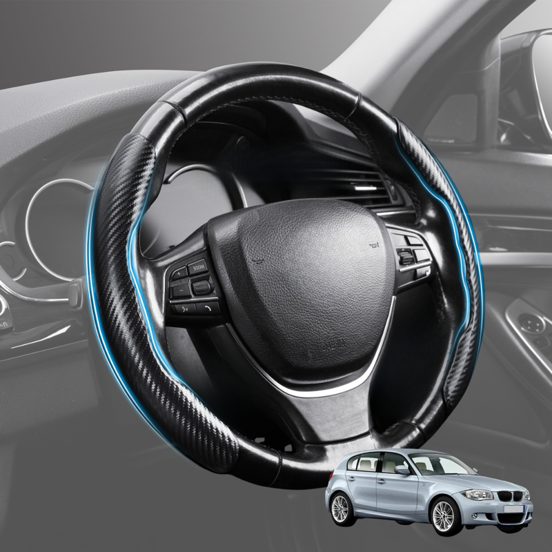 Segmented Steering Wheel Cover for BMW 1 Series 5-Door Hatch 2004 - 2013 (E87) - Universal Size