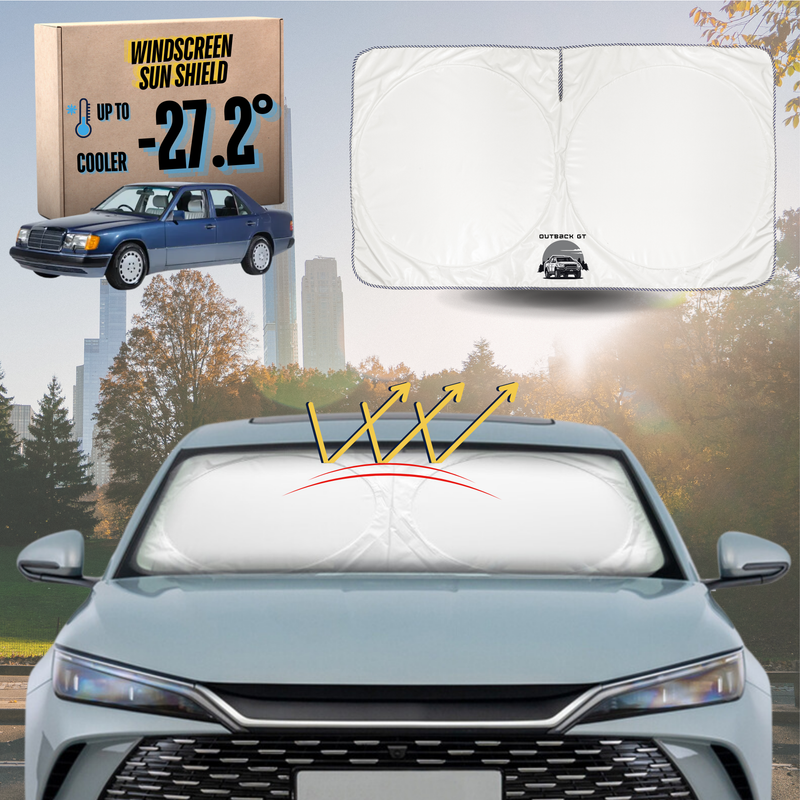Front Windscreen Sun Shade for Mercedes-Benz 300 Series 1986 - 1995 (W124) - Standard 150 x 85 cm