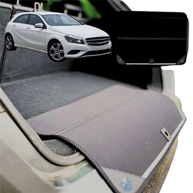 Rear Cargo Boot Bumper Protector for Mercedes-Benz A-Class 2012 - 2018 (W176) - Standard (72 x 55) - Black