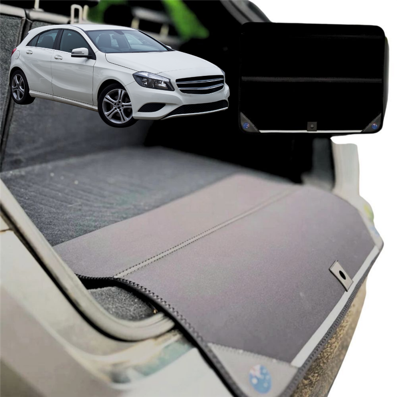 Rear Cargo Boot Bumper Protector for Mercedes-Benz A-Class 2012 - 2018 (W176) - Standard (72 x 55) - Black