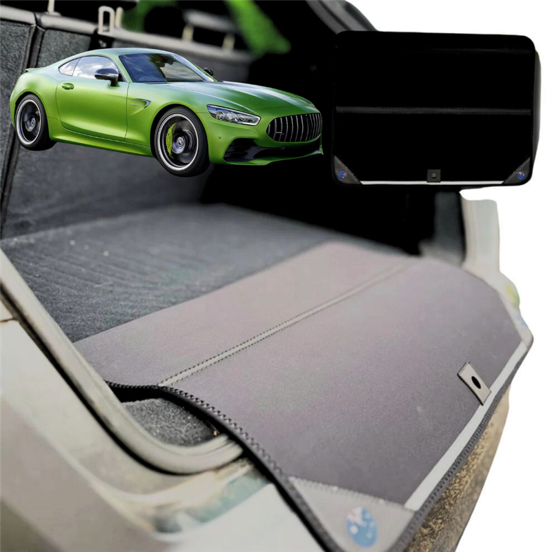 Rear Cargo Boot Bumper Protector for Mercedes-Benz AMG GT 2014 - 2022 Coupe/Roadster - Standard (72 x 55) - Black