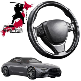 Black Samurai Segmented Steering Wheel Cover for Mercedes-Benz AMG SL Coupe 2023 - Current