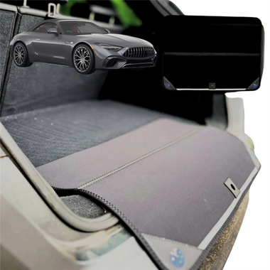 Rear Cargo Boot Bumper Protector for Mercedes-Benz AMG SL Coupe 2023 - Current - Standard (72 x 55) - Black