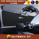 Front Windscreen Sun Shade for Mercedes-Benz B-Class 2005 - 2011 (W245) - Standard 150 x 85 cm - Black-1