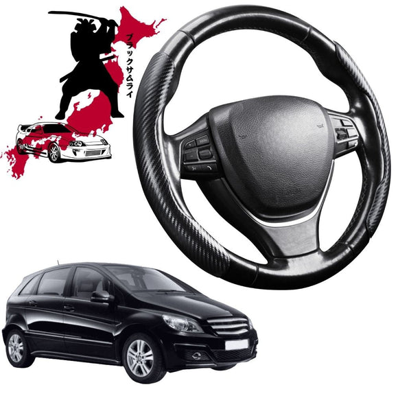 Black Samurai Segmented Steering Wheel Cover for Mercedes-Benz B-Class 2005 - 2011 (W245)