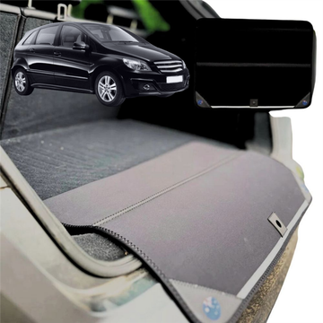 Rear Cargo Boot Bumper Protector for Mercedes-Benz B-Class 2005 - 2011 (W245) - Standard (72 x 55) - Black