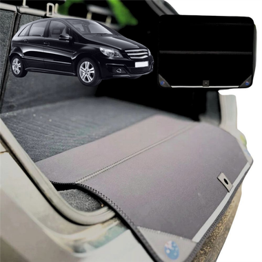 Rear Cargo Boot Bumper Protector for Mercedes-Benz B-Class 2005 - 2011 (W245) - Standard (72 x 55) - Black
