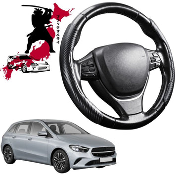 Black Samurai Segmented Steering Wheel Cover for Mercedes-Benz B-Class 2019 - Current (W247)