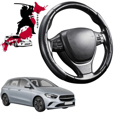 Black Samurai Segmented Steering Wheel Cover for Mercedes-Benz B-Class 2019 - Current (W247)