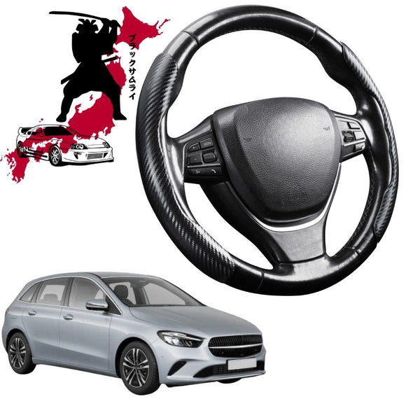 Black Samurai Segmented Steering Wheel Cover for Mercedes-Benz B-Class 2019 - Current (W247)