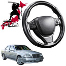 Black Samurai Segmented Steering Wheel Cover for Mercedes-Benz C-class 1993 - 2000 (W202)-1