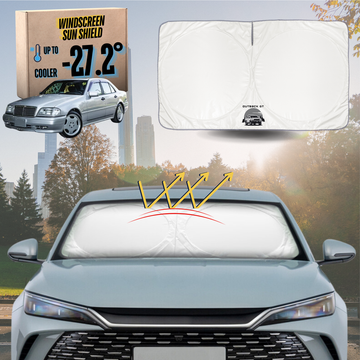 Front Windscreen Sun Shade for Mercedes-Benz C-class 1993 - 2000 (W202) - Standard 150 x 85 cm