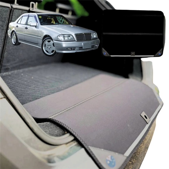 Rear Cargo Boot Bumper Protector for Mercedes-Benz C-class 1993 - 2000 (W202) - Standard (72 x 55) - Black