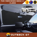 Front Windscreen Sun Shade for Mercedes-Benz C-class 2007 - 2014 Sedan (W204) - Standard 150 x 85 cm - Black-1