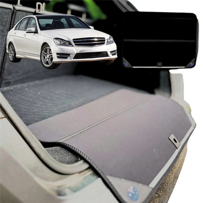 Rear Cargo Boot Bumper Protector for Mercedes-Benz C-class 2007 - 2014 Sedan (W204) - Standard (72 x 55) - Black